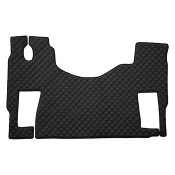 Covoras camion F-Core, Piele-ECO, pentru MERCEDES ACTROS MP2 / MP3, podea plata, scaun pasager rotativ, Negru Covoras camion F-Core, Piele-ECO, pentru MERCEDES ACTROS MP2 / MP3, podea plata, scaun pasager rotativ, Negru