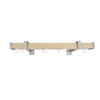 Sina aluminiu dubla, model PL, stejar, 250 cm, Kit Complet Sina aluminiu dubla, model PL, stejar, 250 cm, Kit Complet
