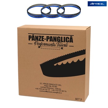 Set 3 Panze fierastrau Bernardo Ebs 150 Gc , 1735x13x0.65x10/14 debitare metal, Arntz Sprint M42 Set 3 Panze fierastrau Bernardo Ebs 150 Gc , 1735x13x0.65x10/14 debitare metal, Arntz Sprint M42