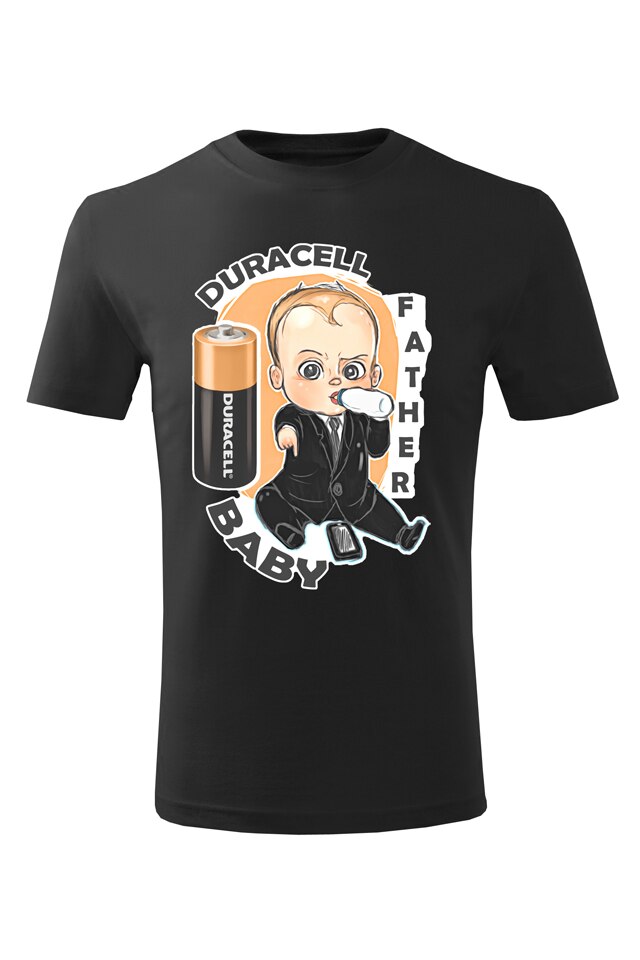 Tricou personalizat bebelusi duracell boy, barbat, negru, Negru