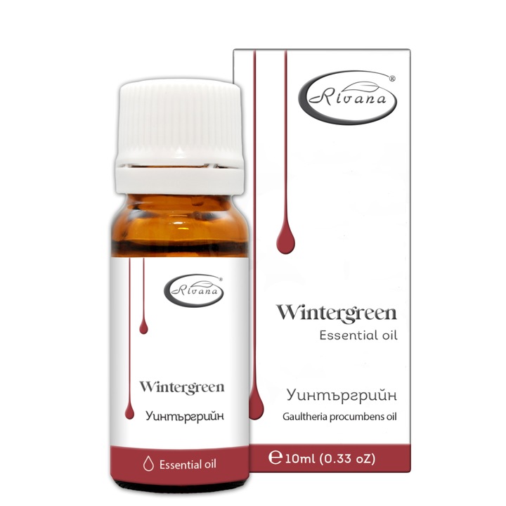 Ulei esential de Gaulteria Rivana, Ulei 100% pur, 10 ml