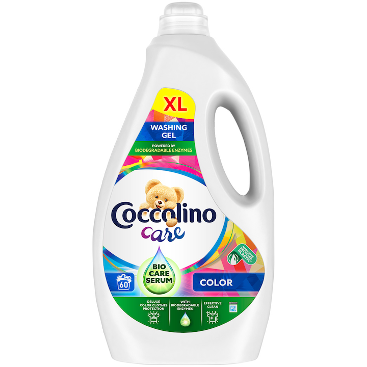 Течен перилен препарат Coccolino Care Color, 60 изпирания, 2.4 л