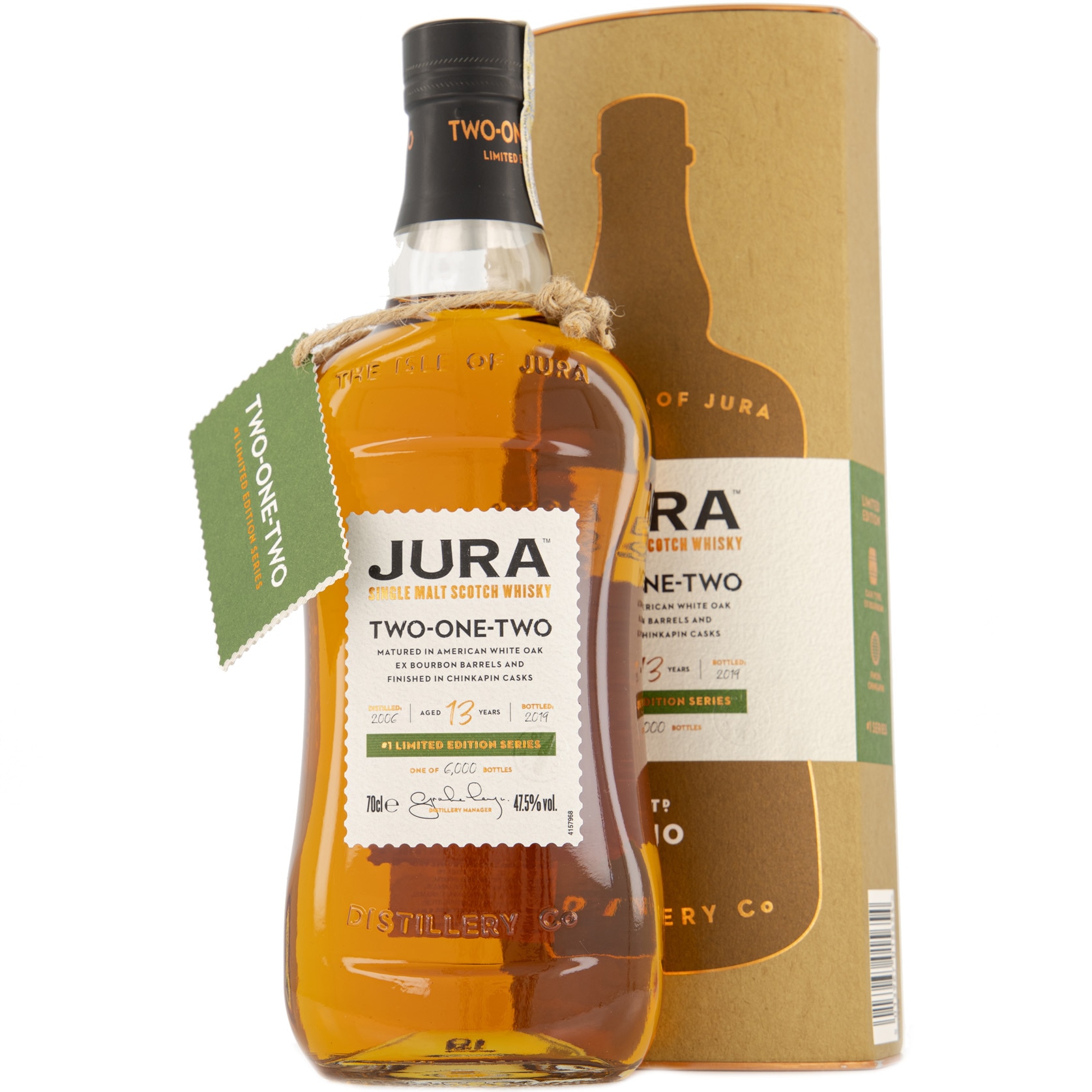 Whisky Isle of Jura 13YO, Two-One-Two, 47.5%, 0.7l