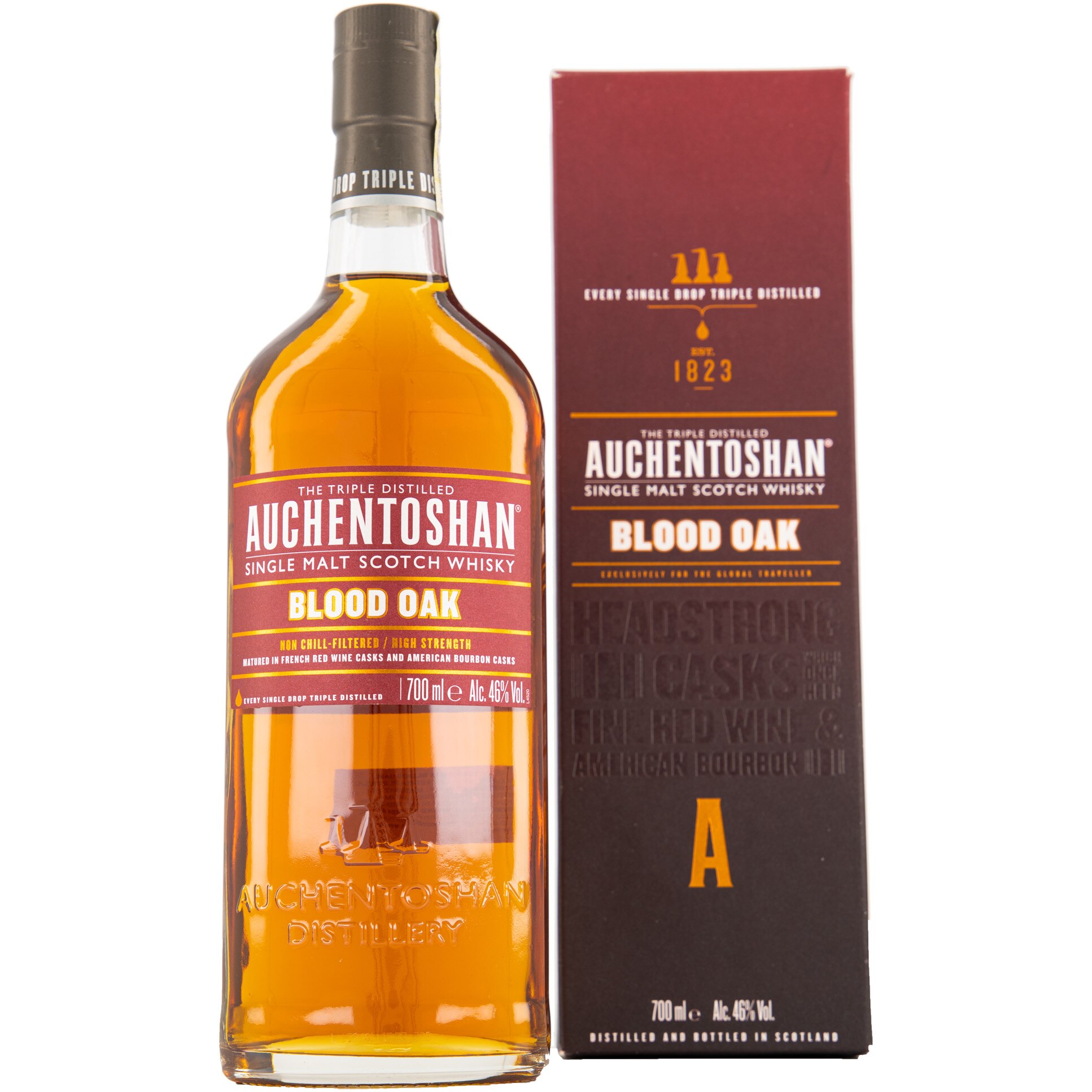 Whisky Auchentoshan Blood Oak, 46%, 0.7 l