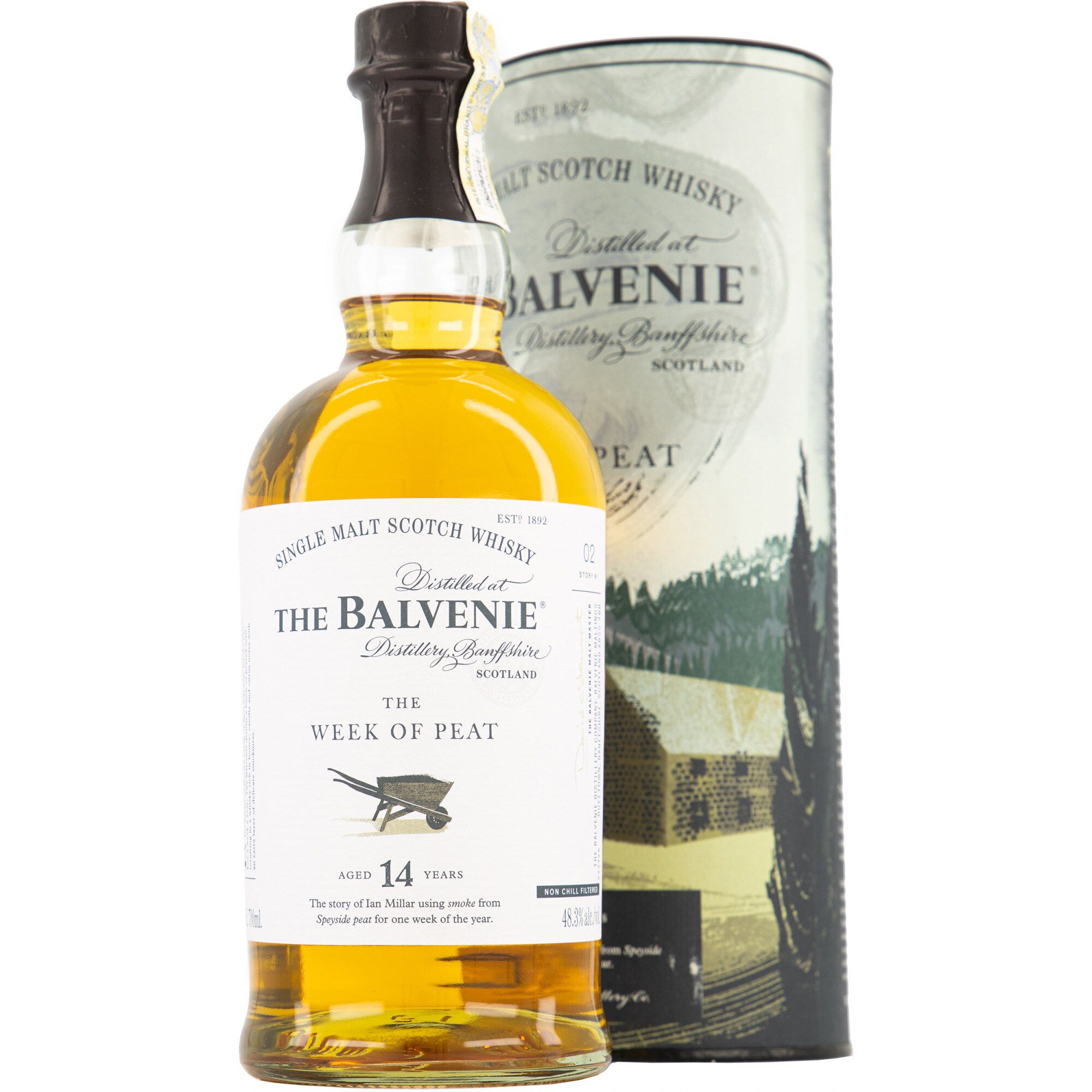 Whisky Balvenie The Week Of Peat, 14YO, 48.3%, 0.7 l