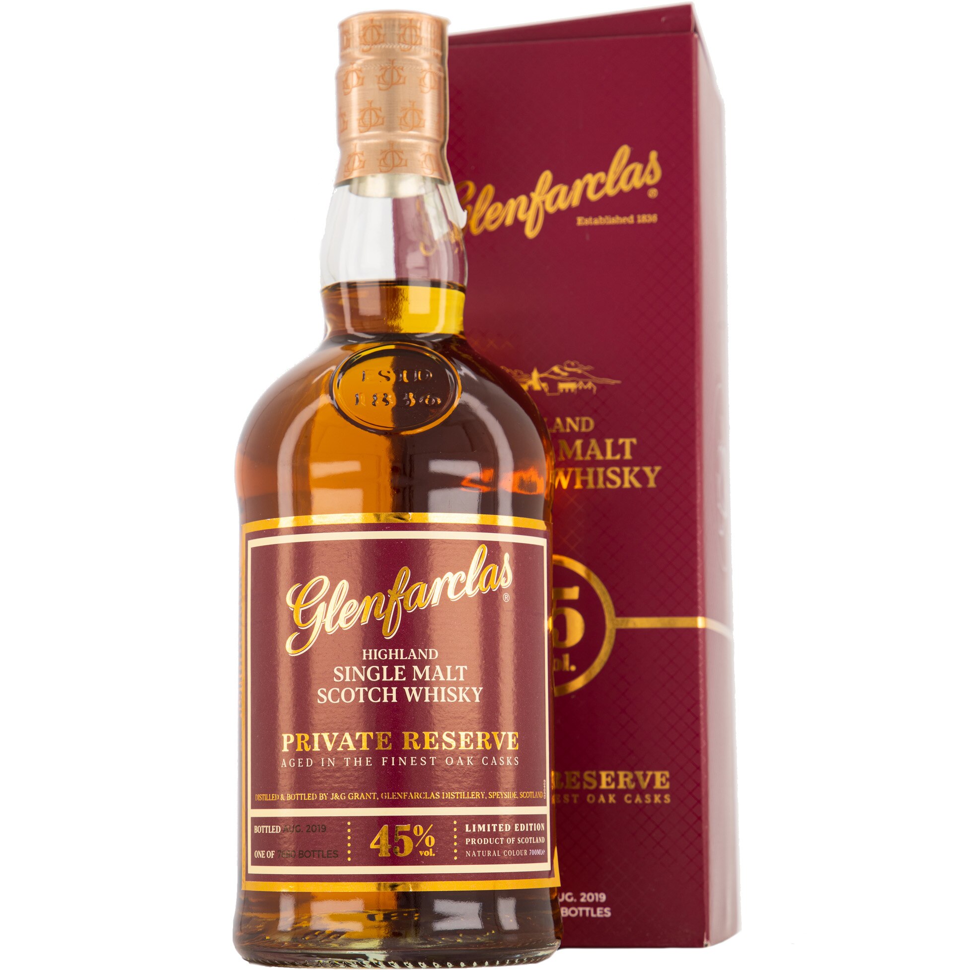 Whisky Glenfarclas Private Reserve, 45%, 0.7l