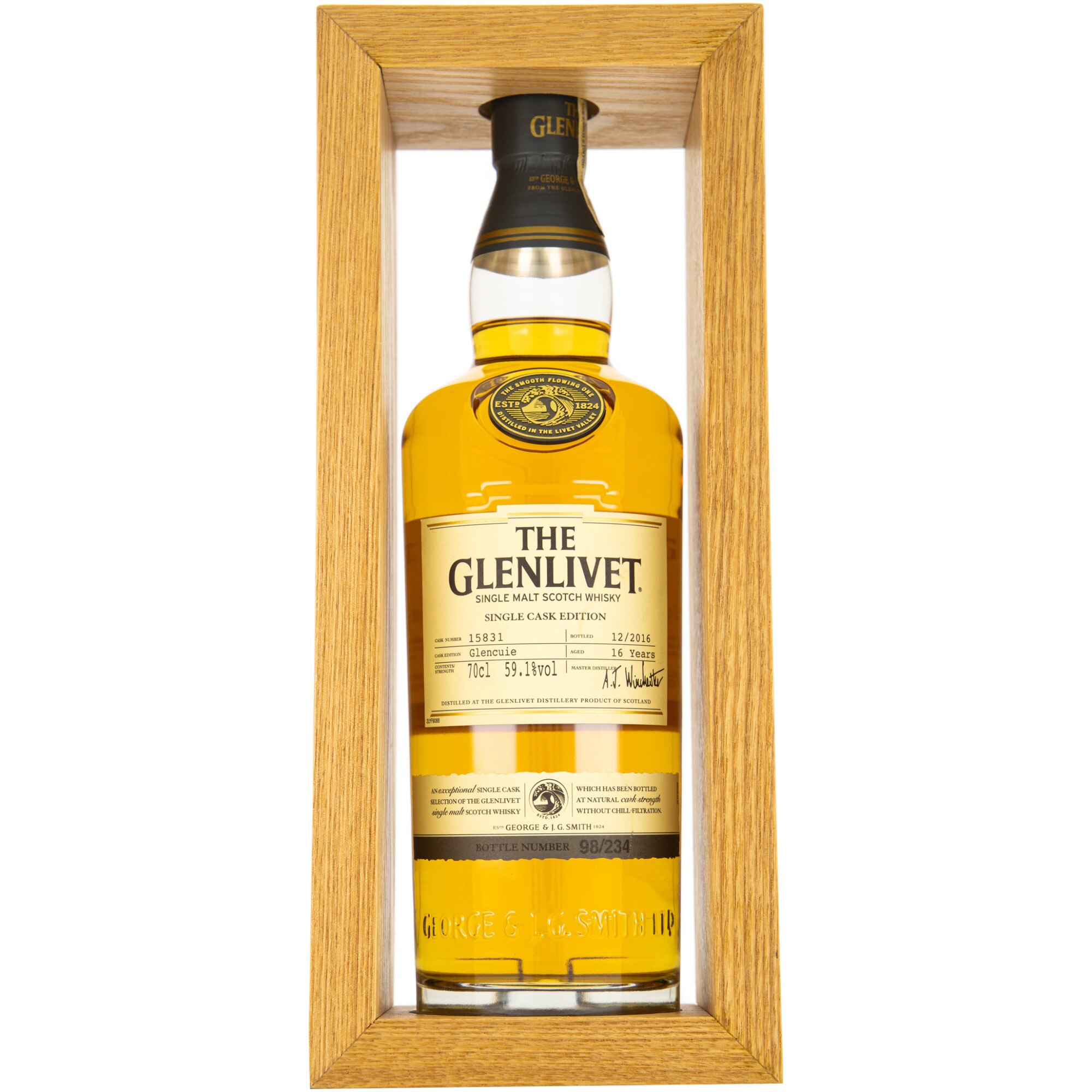 Whisky Glenlivet Single Cask Glencuie, 59.1%, 0.7 l