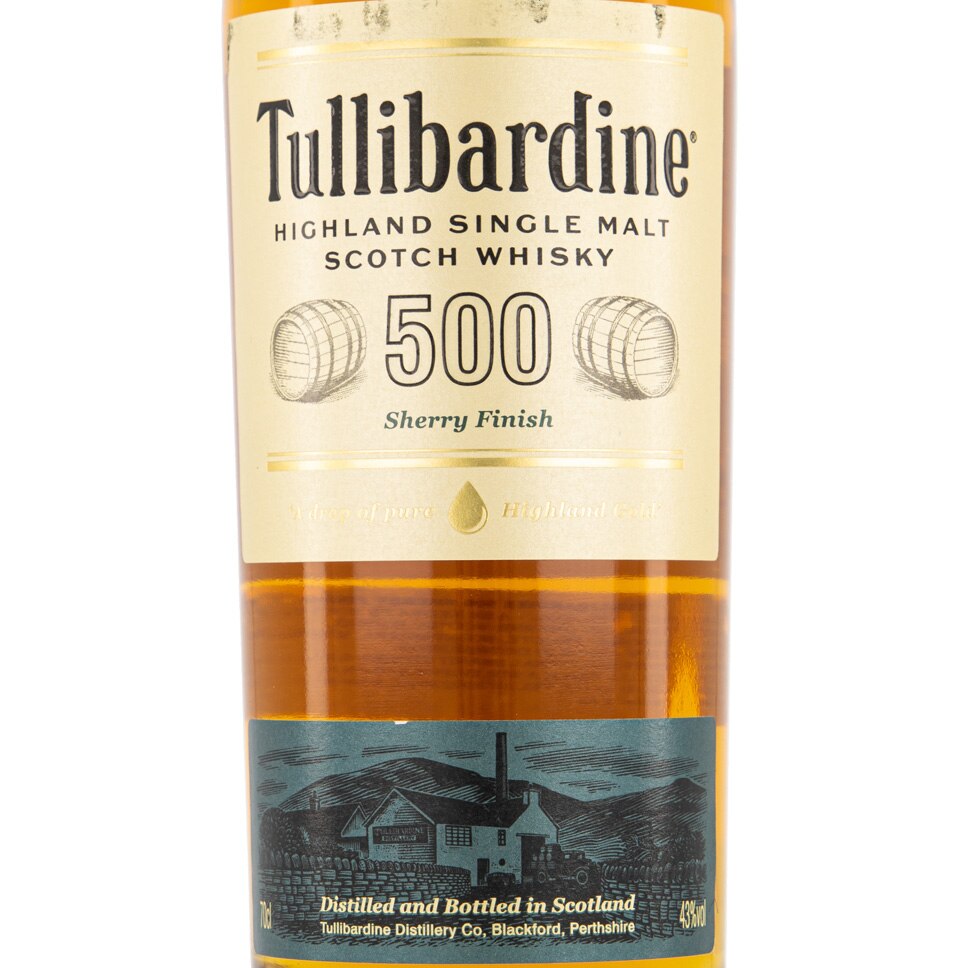Whisky Tullibardine 500 Sherry Cask Finish, Single Malt, 43%, 0.7l