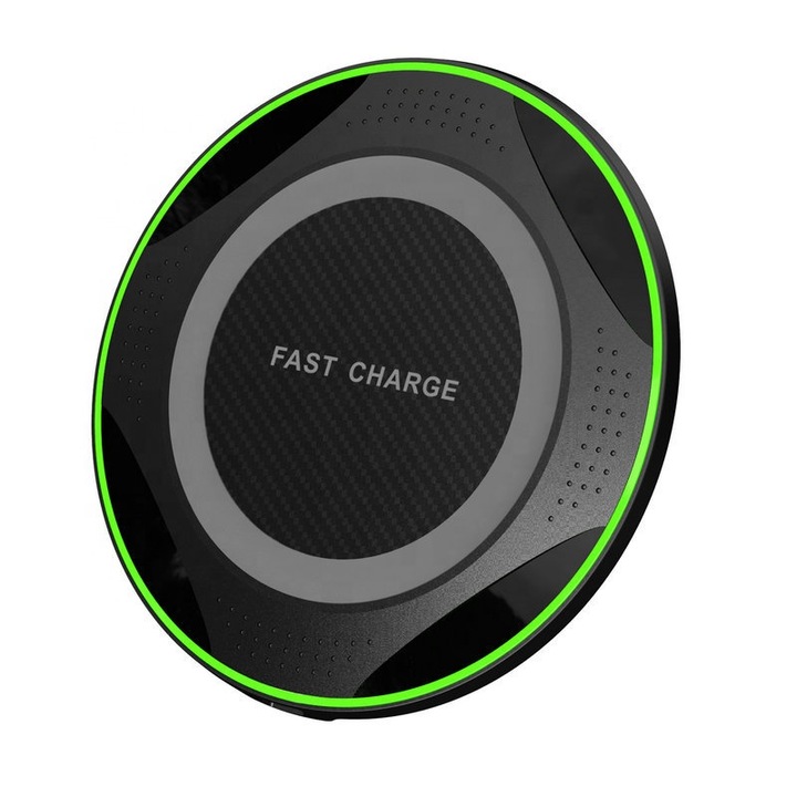 Incarcator Wireless LUMAUDiO®️ Limitless, Fast Charge- Negru