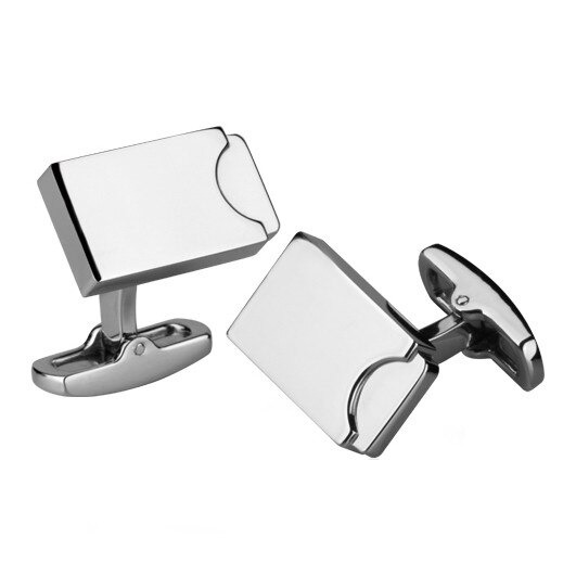 Butoni dreptunghiulari din otel inox lucios BeSpecial UAD0032 - 1,9 cm