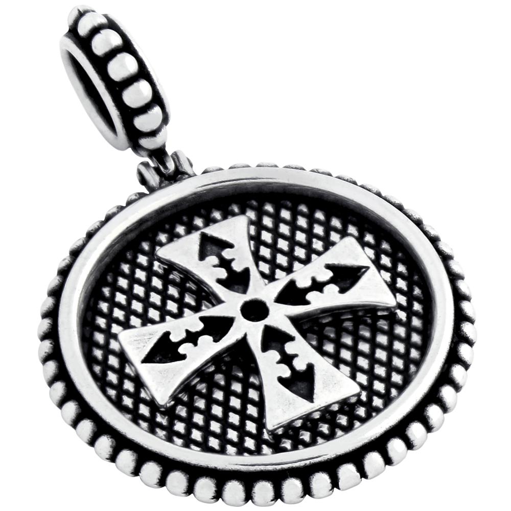 Medalion argint 925 cu cruce malteza PSX0436