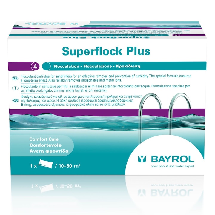 Bayrol Superflock Plus Flokkuláló tabletta, medencékhez, 1 kg