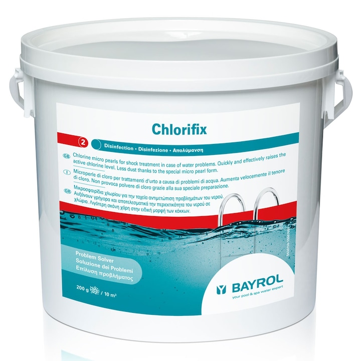 Dezinfectant pe baza de Clor pentru piscine Bayrol, Chlorifix, 5 kg
