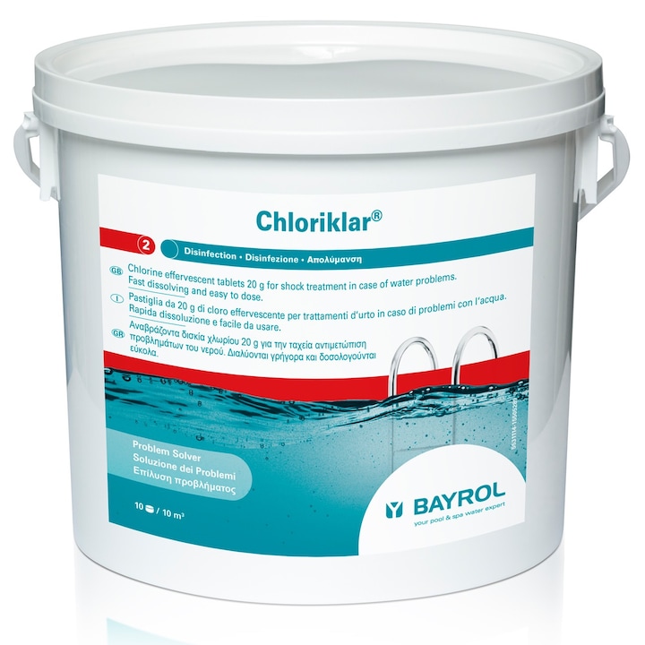 Dezinfectant pe baza de clor pentru piscine Bayrol, Chloriklar ,5 kg