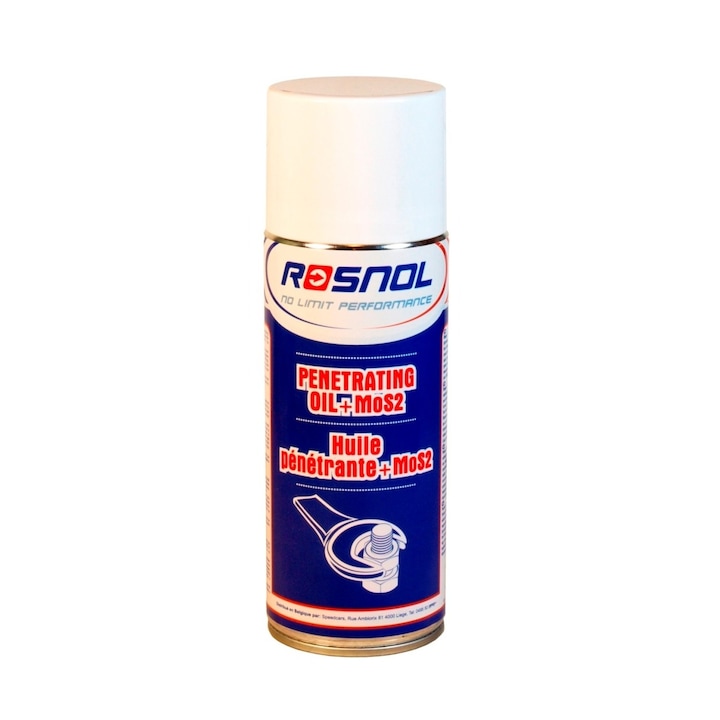 Spray degripant cu efect de lubrifiere Rosnol Penetrating Oil + MoS2 400 ml