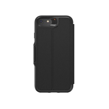 Husa Carte Gear4 D3O® Oxford Eco pentru iPhone SE 2 (2020), Functie Stand, Negru Husa Carte Gear4 D3O® Oxford Eco pentru iPhone SE 2 (2020), Functie Stand, Negru