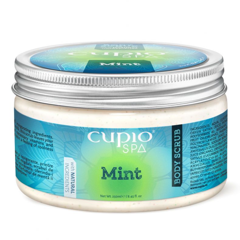 Scrub de corp Organic Cupio - Mint 250ml
