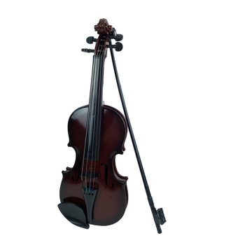 Vioara de jucarie, din pvc, maro inchis, 38 cm Vioara de jucarie, din pvc, maro inchis, 38 cm