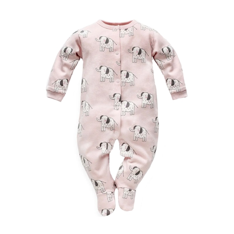 Salopeta cu maneca lunga pentru fete Mini Junior 251160, Roz, 62 cm