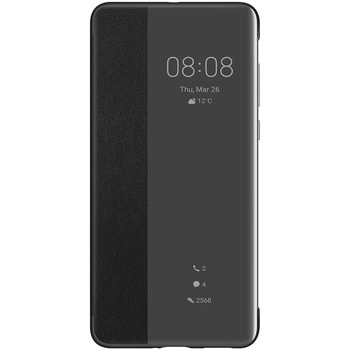 Husa de protectie Huawei Smart View Flip pentru P40, Black Husa de protectie Huawei Smart View Flip pentru P40, Black