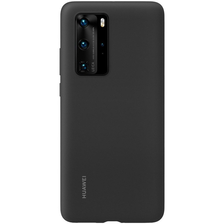 Защитен калъф Huawei Silicone за P40 Pro, Black