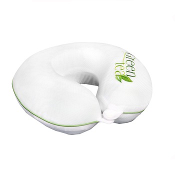 Perna TED Travel Memory, Green Tea, pentru calatorie, husa detasabila, lavabila 29x30x10cm Perna TED Travel Memory, Green Tea, pentru calatorie, husa detasabila, lavabila 29x30x10cm