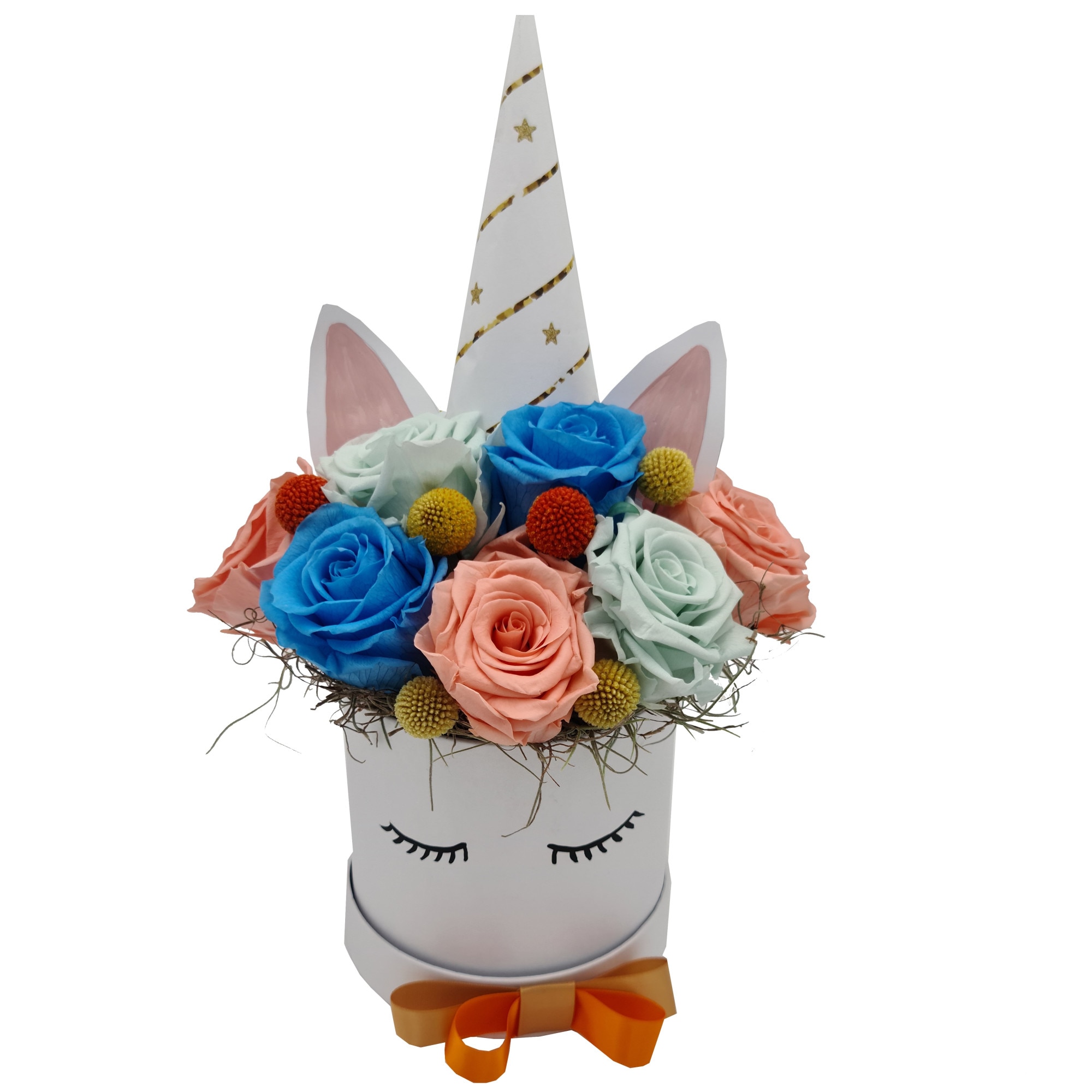 Unicorn din trandafiri criogenati