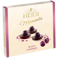 Praline ciocolată Heidi Moments amăruie cu cireșe negre 150 gr.