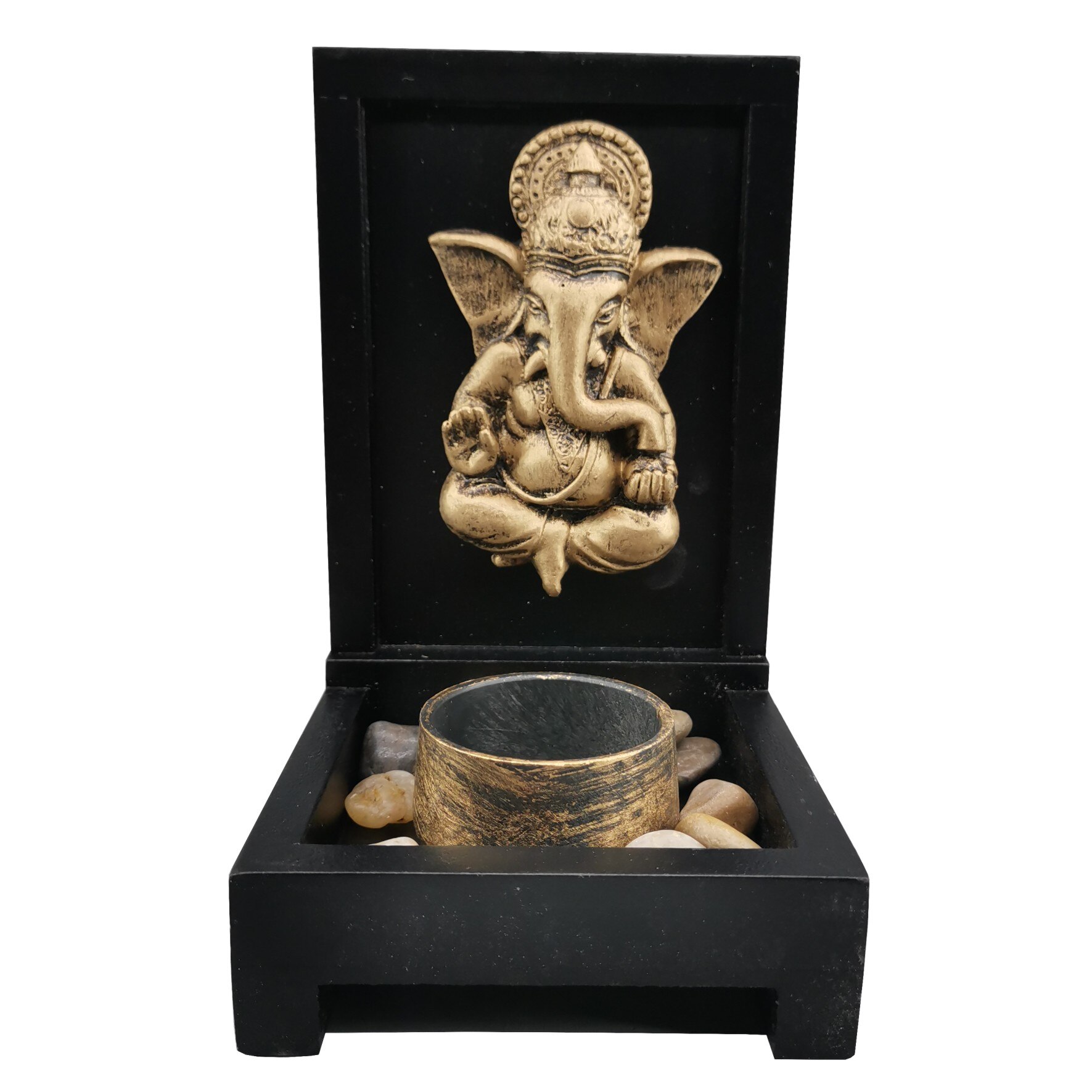 Suport 1 lumanare, ClauM, negru