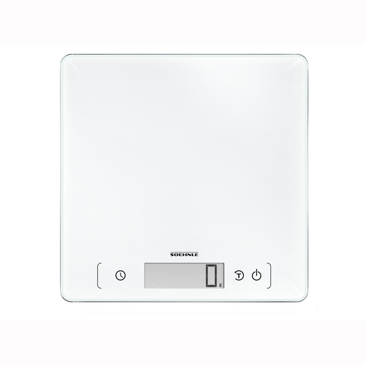 Cantar bucatarie Soehnle Comfort 400, 10 kg, Alb