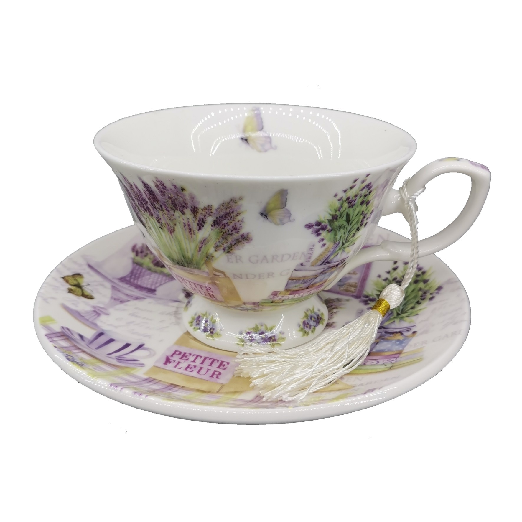 Cana ceai 200 ml, model lavanda, ClauM