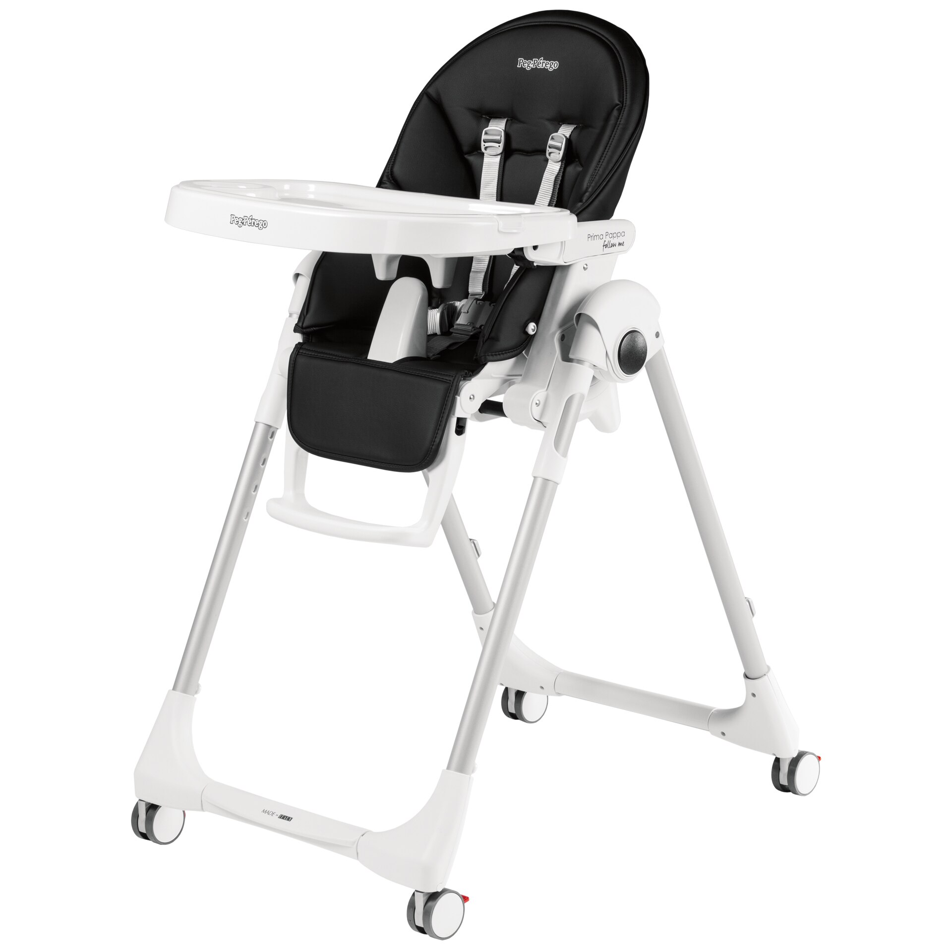 Scaun de masa 2 in 1 Peg Perego, Prima Pappa Zero Follow Me, Licorice, de la nastere