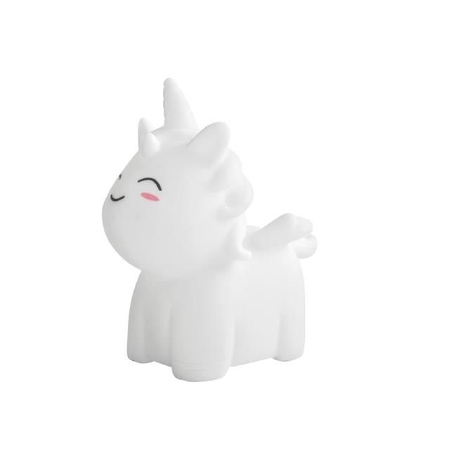 Mini Veioza figurina Unicorn, Iso Trade, multicolor, alimentare baterii