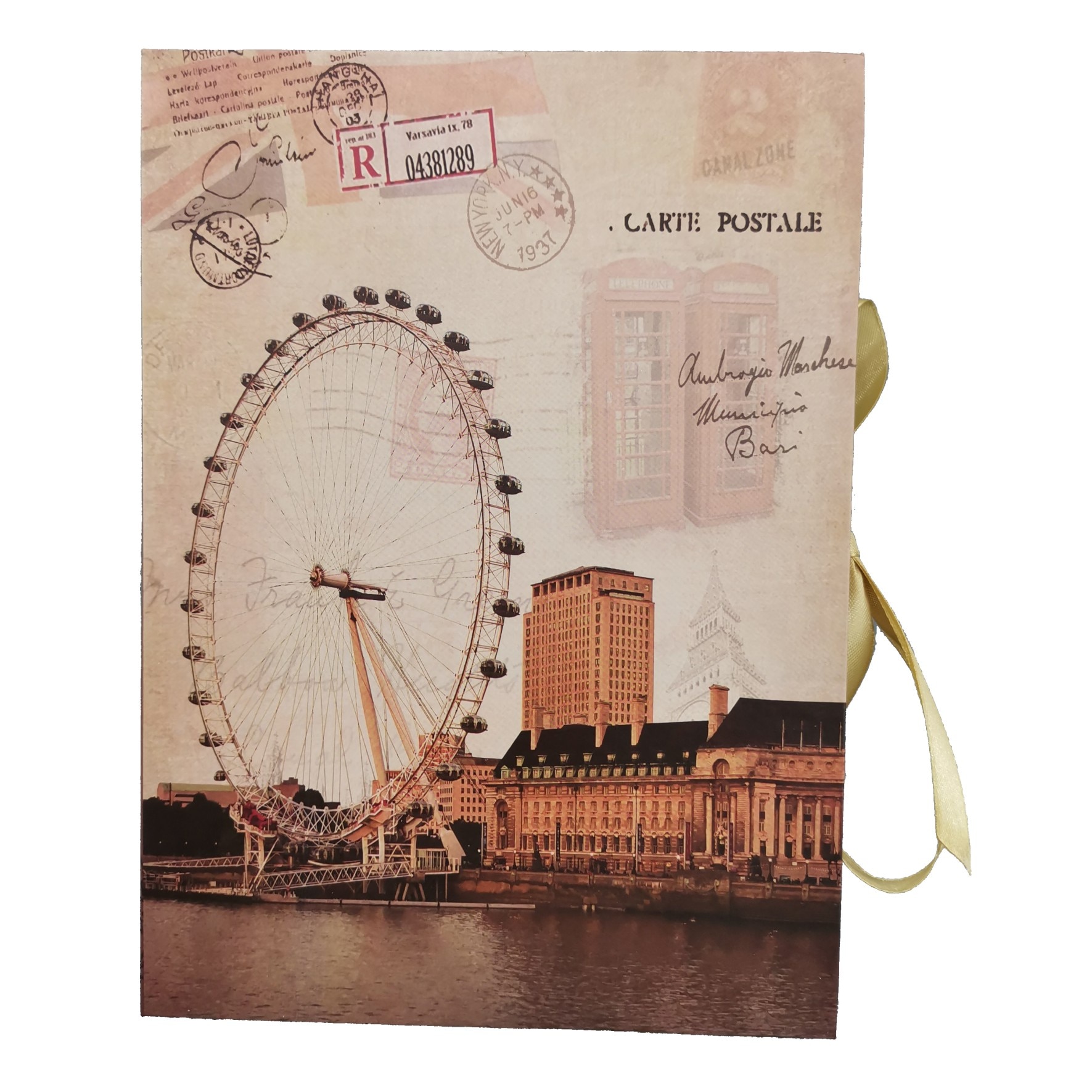 Cutie bijuterii/depozitare tip carte, Claum, 28x21 cm