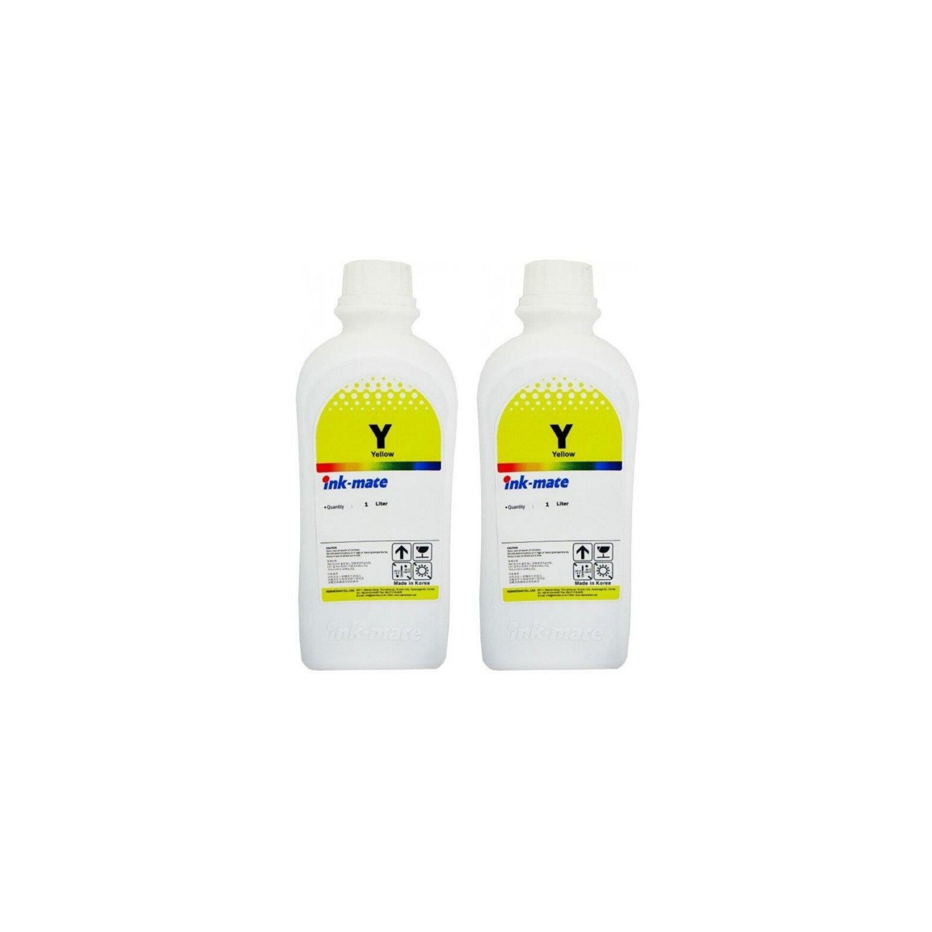 Pachet flacon refill cerneala galben x2 Ink-Mate 1000ml compatibil HP C1823D (23)