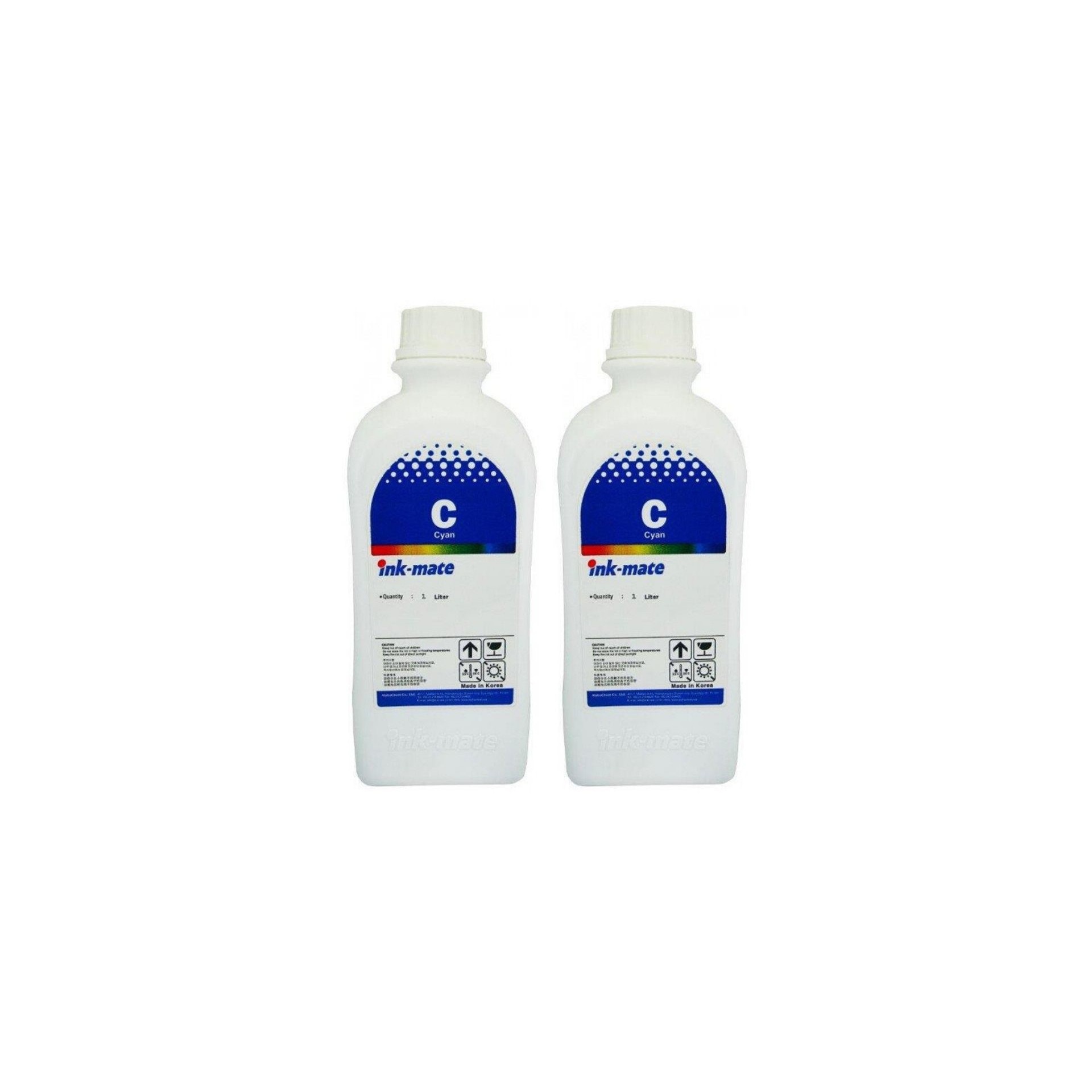 Pachet flacon refill cerneala cyan x2 Ink-Mate 1000ml compatibil HP 3YM74AE (653)
