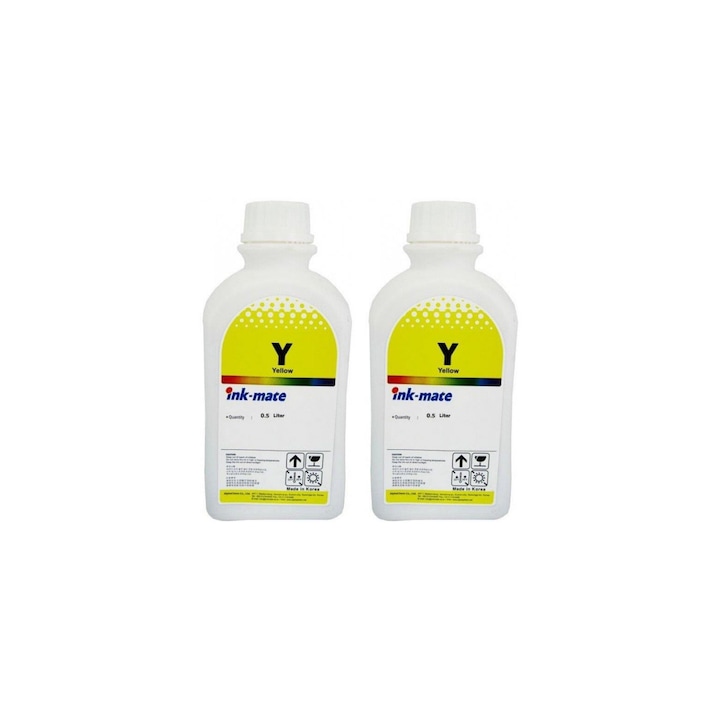 Batch Tintás üveg Ink-Mate HP (991X) 2x500ml M0J98AE Sárga