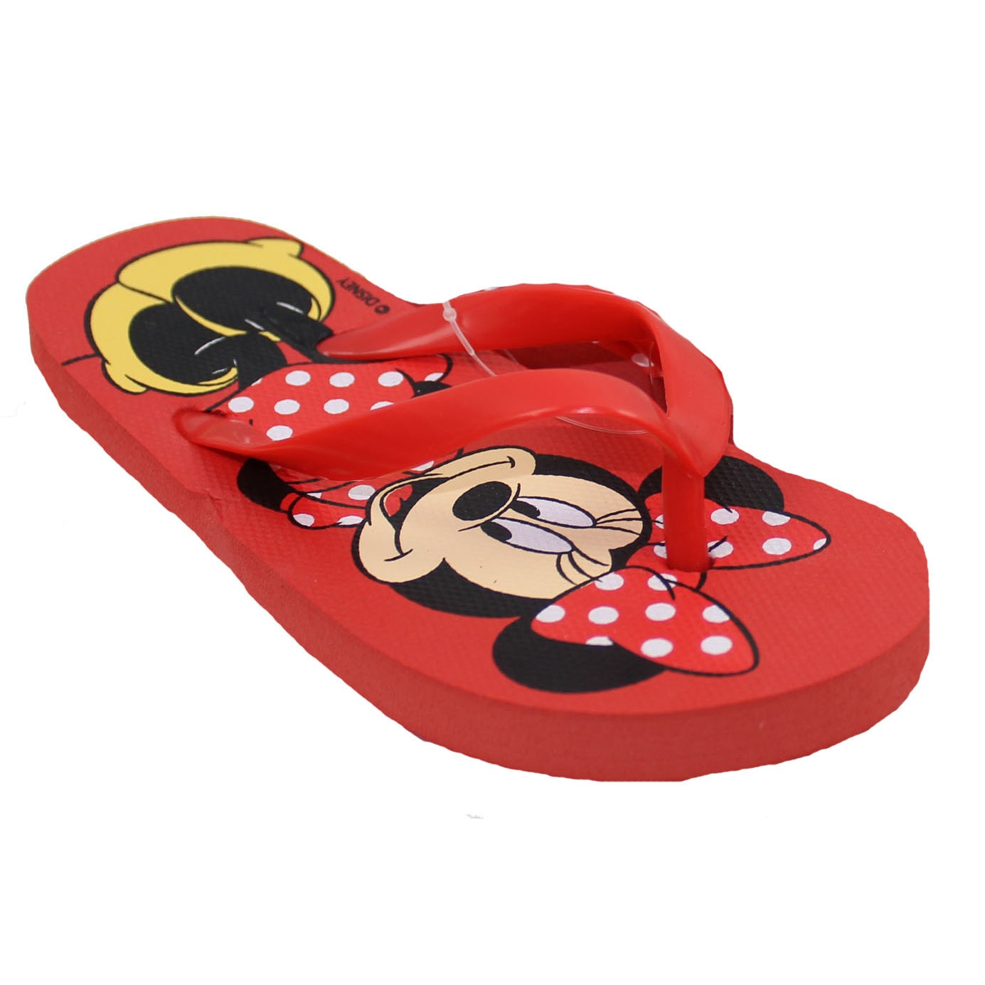 Papuci flip-flop, Minnie cu buline rosii