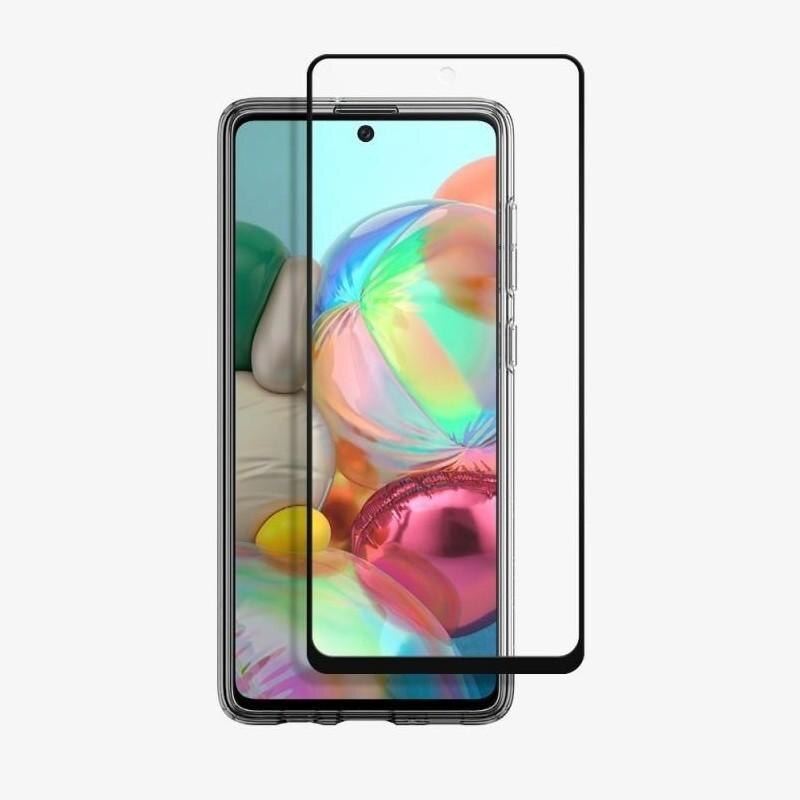 Folie sticla Case friendly Spigen Glass FC Samsung Galaxy A71 Black