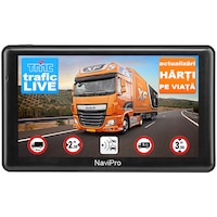 Navigatie GPS Camion, Tir, TRUCK, NaviPro 7 inch, TMC Trafic, Bluetooth, Ecran capacitiv