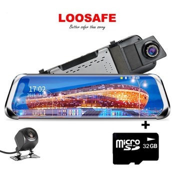 Camera auto dubla oglinda DVR Loosafe™ RoadTeam H12 WiFi, chipset Sony, 10 inch touch, camera marsarier, Full HD 30fps, night vision, unghi de filmare 170 grade, senzor G, detectare miscare, lentile Sony, negru Camera auto dubla oglinda DVR Loosafe™ RoadTeam H12 WiFi, chipset Sony, 10 inch touch, camera marsarier, Full HD 30fps, night vision, unghi de filmare 170 grade, senzor G, detectare miscare, lentile Sony, negru