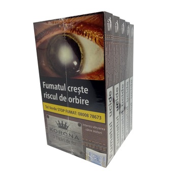 Set Tigari de foi KORONA 225 G, 5 cutii cu 5 Buc /cutie , 25 tigari de foi Set Tigari de foi KORONA 225 G, 5 cutii cu 5 Buc /cutie , 25 tigari de foi