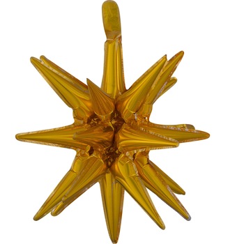 Balon Folie Stea Magica (Aer), Auriu, 45x50cm, AMS 39815 01 Balon Folie Stea Magica (Aer), Auriu, 45x50cm, AMS 39815 01