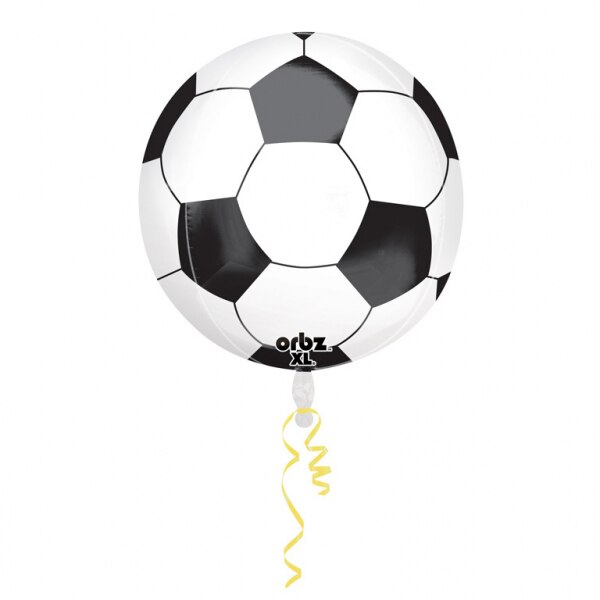 Balon Folie Orbz Minge de fotbal, 38x40cm, AMS 30685 01