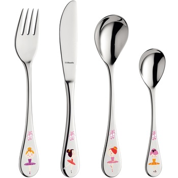 Set 4 tacamuri Amefa Kids Ballerina, inox Set 4 tacamuri Amefa Kids Ballerina, inox
