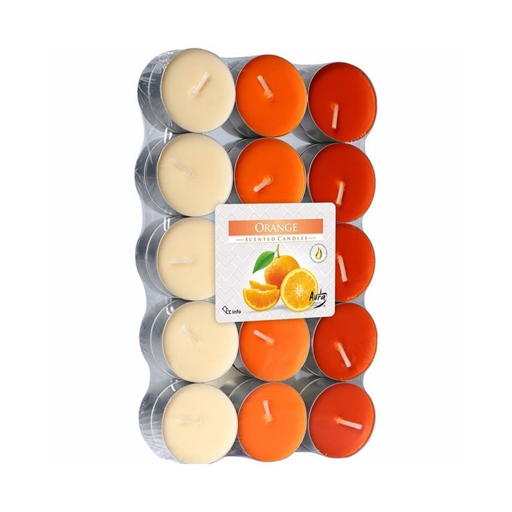 Lumanari pastile parfumate Orange 30buc