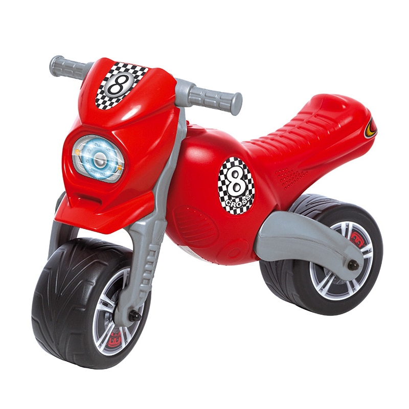 Motocicleta fara pedale pentru copii NN 108-RO, Rosu