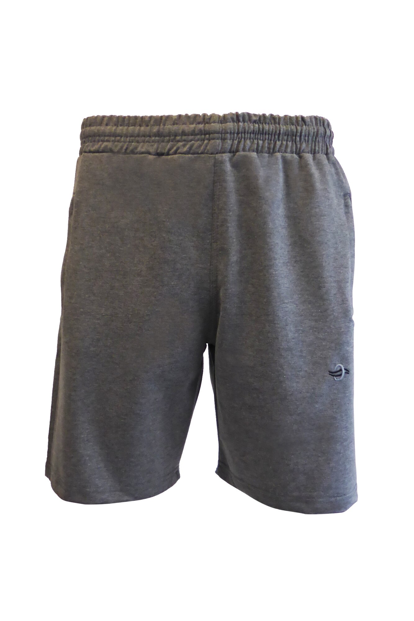 Bermude barbat, gri inchis cu 2 buzunare laterale cu fermoare si 1 buzunar cu fermoar pe spate - Marime 2XL