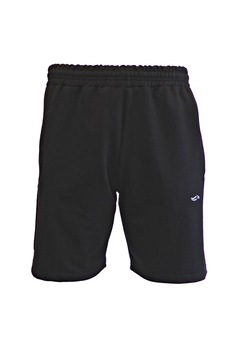 Bermude barbat, negru cu 2 buzunare laterale cu fermoare si 1 buzunar cu fermoar pe spate Bermude barbat, negru cu 2 buzunare laterale cu fermoare si 1 buzunar cu fermoar pe spate