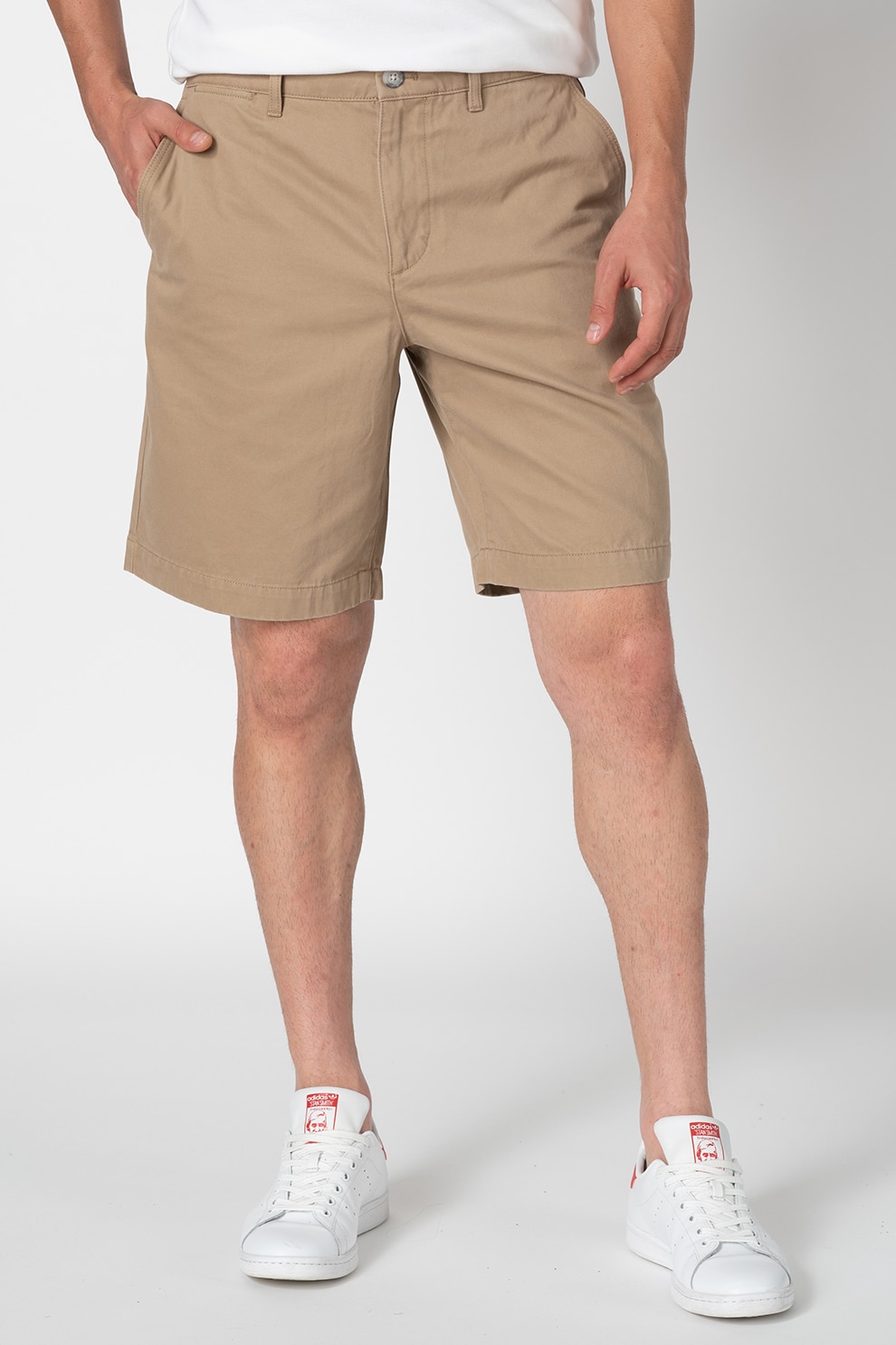 Lacoste, Bermude chino regular fit, Maro